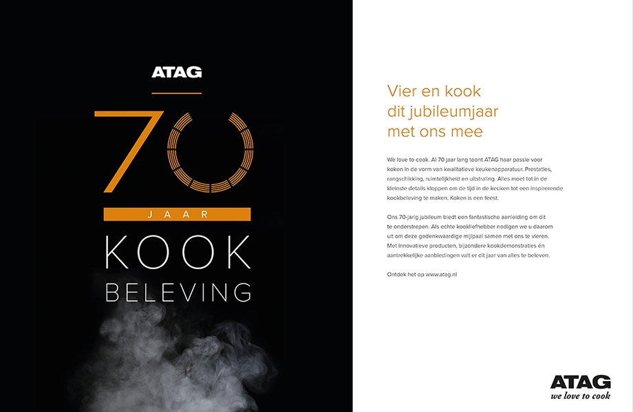 ATAG: 70 jaar kookbeleving.