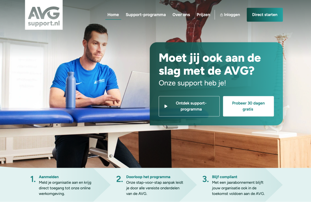 Nieuw werk voor AVG-support.nl.