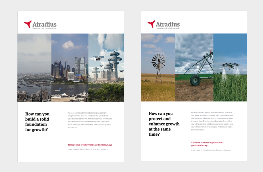 International campaign for Atradius.