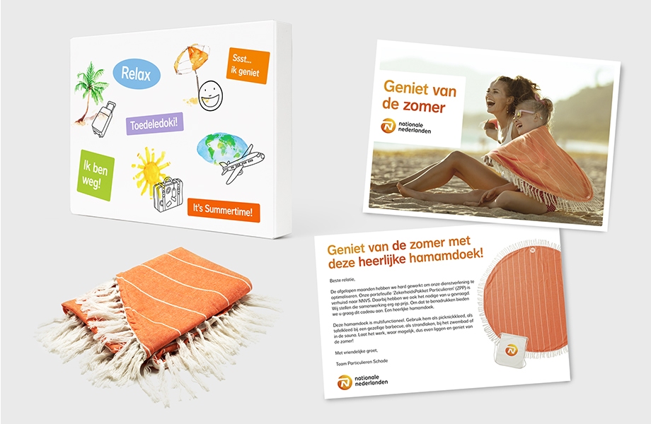 Warme zomergroet van NN.